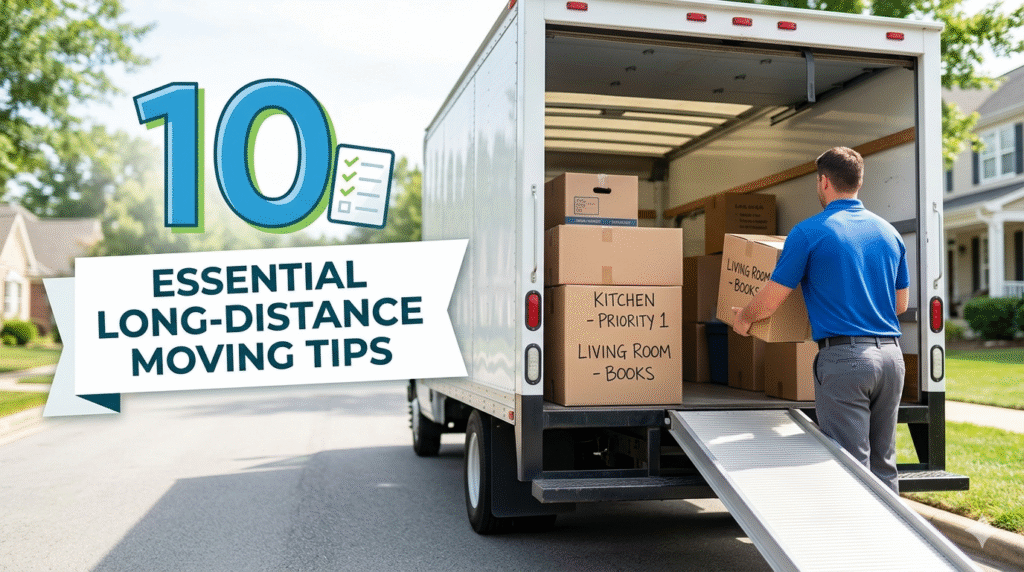 Long-distance moving tips